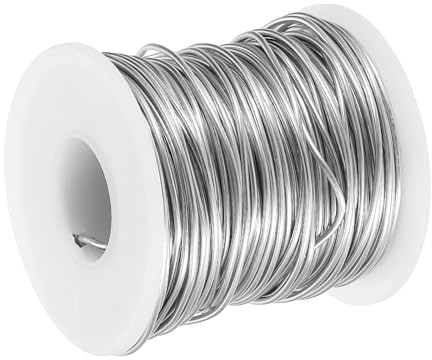 PATIKIL 16 Gauge Jewelry Copper Wire, 25m/82Ft Spool Pure Copper Wire Craft Wire Tarnish Resistant Copper Beading Wire for Jewelry Making Supplies, Silver