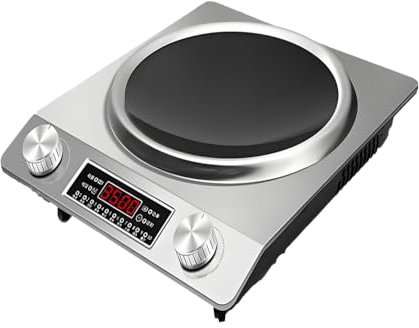 Plaque Induction 3500W, Plaque de Cuisson Electrique à Induction, Plaque Induction 1 Feu, Tables de Cuisson Portable, Cuisinière Electrique Puissante