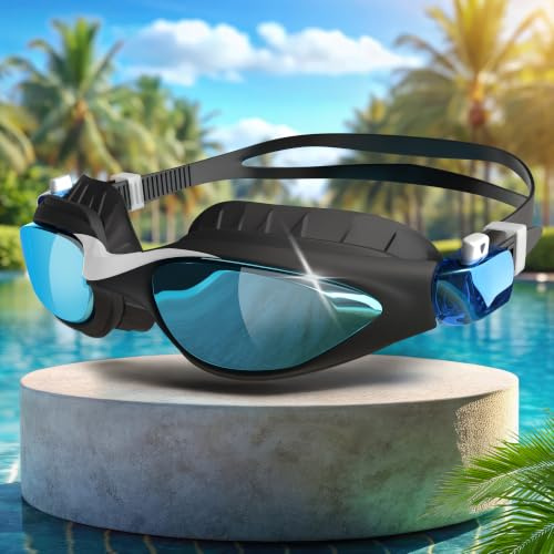 KIDVERSE Kids Swimming Goggles for Boys & Girls - Comfortable Toddler swim goggles swimming kid age 3 to 13 - Children swim glasses with UV protection & anti-fog protection