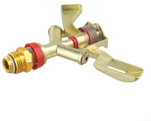 Ugello efficiente dello spruzzatore dell'acqua del prato inglese con progettazione d'ottone regolabile di 360 gradi