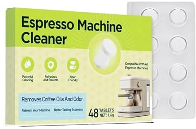 Pastiglie for la pulizia della macchina da caffè Caffettiera Pentola Pastiglie for la pulizia decalcificante Compresse decalcificanti efficaci for tutte le macchine da caffè