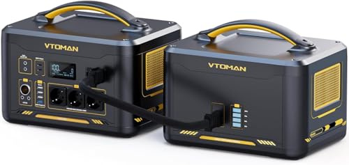 VTOMAN Jump2200 Estación de Energía Portátil con Jump1500 Batería Adicional
