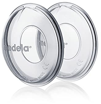 Medela Milk Collection Shells - BPA-Free, Made from Soft, Flexible Silicone, Includes 2 Shells