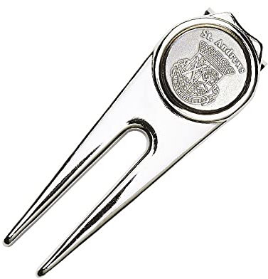 Masters Golf - Deluxe Pitchfork/Magnetic Ball Marker, Golfschläger, Wedge, Rechtshänder, Schwarz