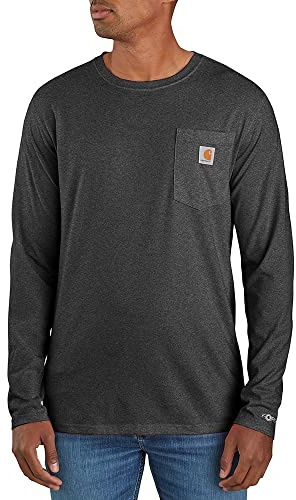 Carhartt Herren Force Relaxed Fit Midweight Long-Sleeve Pocket Arbeits-T-Shirt