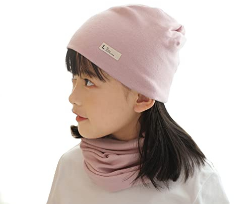 VUCDXOP Ensemble de Foulard Bonnet pour Bébé, Dessin animé Mignon Bonnet Echarpe Hiver Chaudes Coif Casquettes Écharpe Réchauffez pour Enfant Unisexe