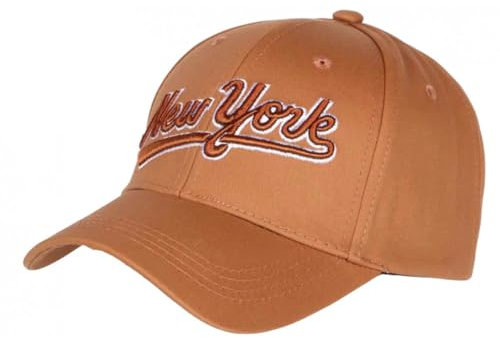 Hip Hop Honour Cap NY Camel Vintage Baumwolle Klasse Bronxa Baseball – Herren, braun, Einheitsgröße