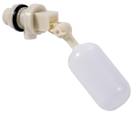 Valvola a sfera in PVC da 3/4 con valvola galleggiante in plastica per il supporto del serbatoio, per l'acqua del cane, con braccio regolabile, arresto per pesce, acquari, pecore e bovini (1)