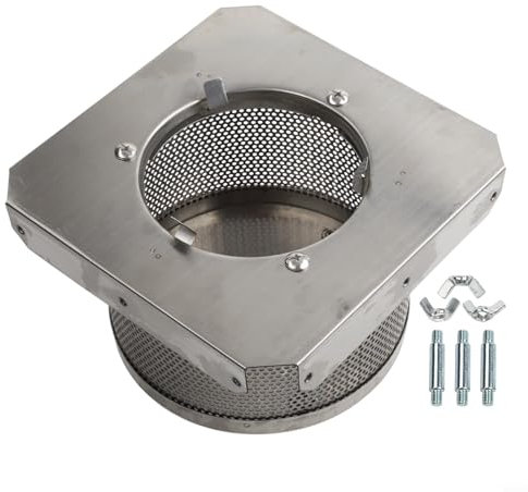 Zeroupshop Reti di ricambio per riscaldatori da terrazza, diametro 17,8 cm, per tubi di vetro a propano e giardini esterni (10 cm)