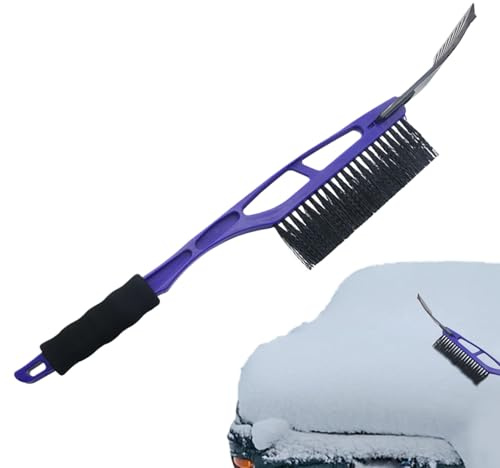 Raspadores de hielo para parabrisas, limpieza de pala de nieve, rascador ergonómico para invierno, para suelo, ventana, pasillo, terraza, balcón y acampada al aire libre