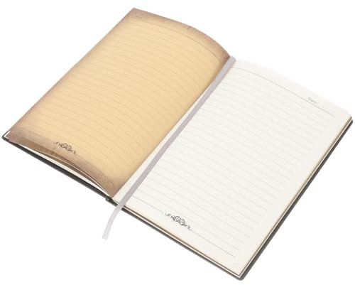 TOGEVAL Cuaderno A5 Vintage Retro de Piel PU Color Cobre Rojo Libreta de Notas para Hombres Álbum de Recortes de Cuero Vintage Diario Compacto y Ligero para Bocetos y Escritura