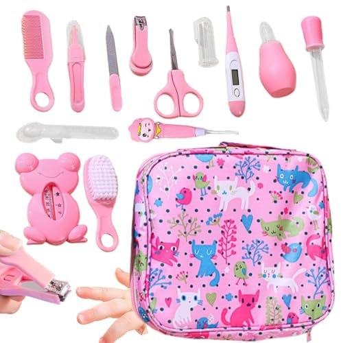 Set igienico per bambini, set di lime per unghie e clip di sicurezza, set per la cura dei bambini, per ospedale, cameretta dei bambini, ora di dormire, dopo il bagno, di alimentazione