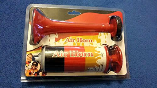 Fan-Fanfare Drucklufthorn Air Horn in Deutschland Fan-Design Schwarz Rot Gelb