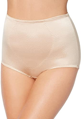 Bali Shapewear för kvinnor med fast kontroll, formande trosa med magkontroll, 2-pack