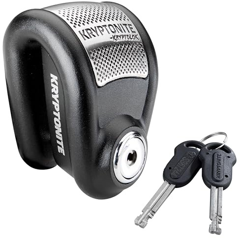 Kryptonite Kryptolok Alarm Disc Lock – Bremsscheibenschloss – Motorradschloss mit 120-dB Alarm