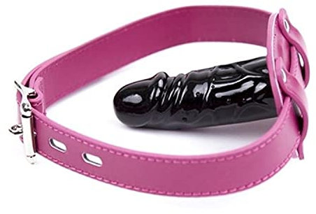 Bondage Masters Penis Gag, Mouth Gag, Extra Long Penis, Lockable