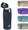 AORIN Trinkflasche Edelstahl 18/8, 350ml - Auslaufsicher Thermoskanne mit 2 Deckel, BPA-Frei Sportflasche, Trinkflasche Kinder Edelstahl für Sport, Schule, Outdoor