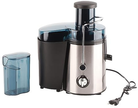 Extractor de Jugo Centrífugo Máquina Exprimidora de Acero Inoxidable Ajuste de Alta/baja Velocidad Fruta Entera Verdura 220 V UE Materiales Respetuosos con el Medio Ambiente Uso