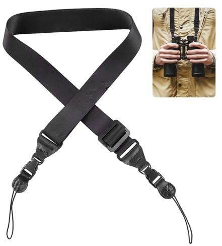 1PCS Binocular Strap Adjustable Camera Strap Weave Binoculars Straps Neck Shoulder,Camera Neck Strap,Quick Release Camera Strap with Anti-slip,Safety Tether Crossbody Sling Band for Cameras Camcorder