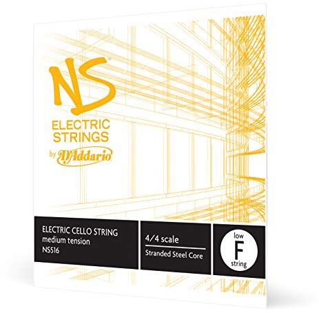 D'Addario NS Electric 4/4 Scale Medium Tension Single Low F String for Cello
