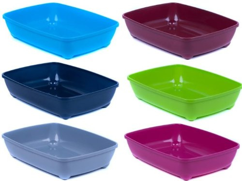 Katzentoilette Schalentoilette Katzenklo 37-57 cm XXL Sonderpreis (rund, 57 cm)