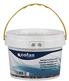 Cofan 15002371 - Pintura plástica exterior (10 kg) color blanco