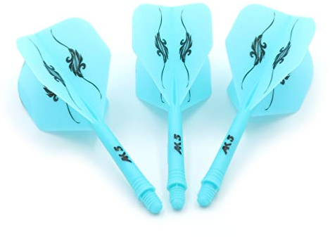 CUESOUL Rost Flèches et Volants pour fléchettes intégrés, Forme Standard, Jeu de 3 pétales (CSAK-55XHB)