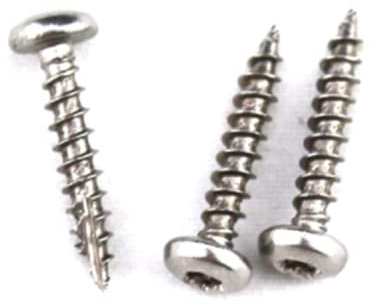 Tornillos autorroscantes, tornillos for madera de patio de rosca rápida de cabeza plana grande de acero inoxidable, madera anticorrosiva for exteriores, sujetadores ocultos, tornillos autorroscantes d