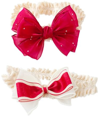 RTRTGS 2 Piezas Banda Elástica, Accesorios Para Bebé, Cintas De Pelo Para Lazos, Regalo Para Niños Para Fotos