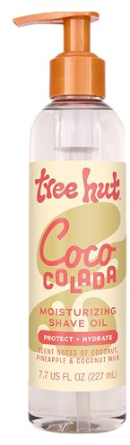 Tree Hut Bare Moisturising Shave Oil, Coco Colada, 7.7 fl oz, Gel-to-Oil Formula