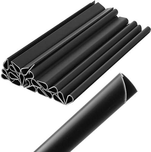 Gardlov Lot de 20 clips de fixation pour bandes brise-vue - Gris/argenté/vert/marron/anthracite 23709 - Couleur : anthracite