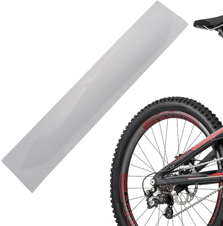 Protector de vaina para bicicleta,Protector de vaina | Cinta protectora de cadena transparente para bicicleta,Cubierta de película para cadena de bicicleta de montaña, protector de marco de cadena, ac