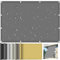 Sonnensegel Sonnenschutz Garten 100 x 340 cm Sonnensegel Leinwand 95% UV Schutz Wasserabweisend Imprägniert für Balkon, Pool, Garten Sonnensegel, Hellgrau