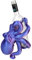 Needzo Schillernder Oktopus-Weinhalter, nautischer Flaschenständer, einzigartige Bar-Dekoration, Farbe kann variieren, 21,6 cm