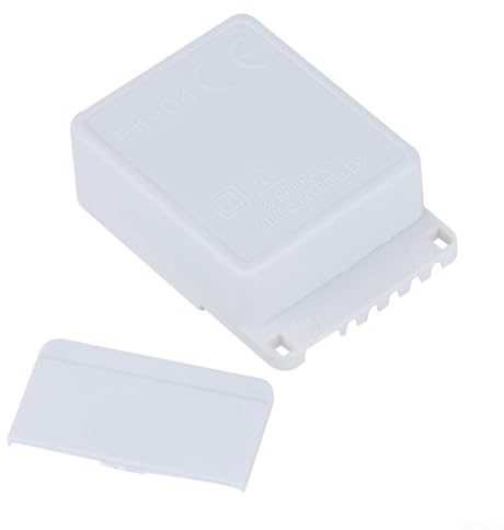 YobiLife Variateur d'intensité à LED 8 modes pour bandes lumineuses scintillantes avec bouton de commande réglable et interrupteur réplique compatible avec variateur EK-04, blanc