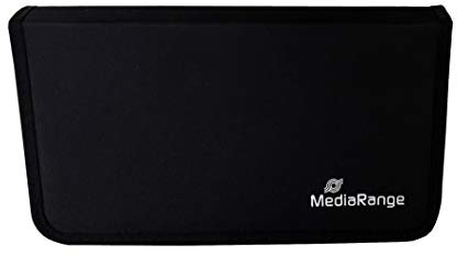 MediaRange CD-/DVD-Hülle, 48 Stück, Schwarz, BOX51