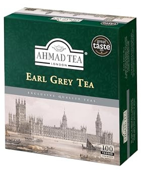 Ahmad Tea Earl Grey Tea | Black Tea - 100 Teabags