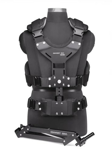 FLYCAM Brazo y Chaleco estabilizadores Comfort para estabilizadores de cámara de Mano. para estabilización de videocámaras Flycam 5000/3000/DSLR Nano. Carga útil de hasta 5 kg (11 LB) (CMFT-AV)