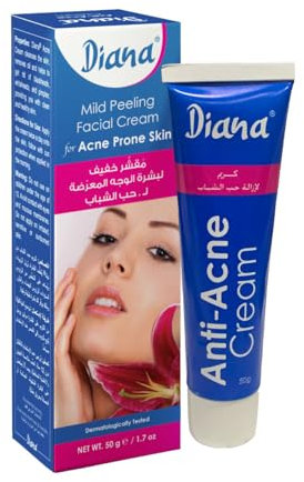 Diana Mild Peeling Facial Cream for Acne Prone Skin 50g