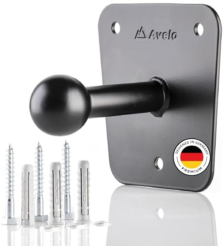 Avelo® Fahrradträger Wandhalterung inkl. hochwertigem Zubehör von Fischer® - extra Lange Ausführung - universell passend [Aufhängung bis 50 Kg]