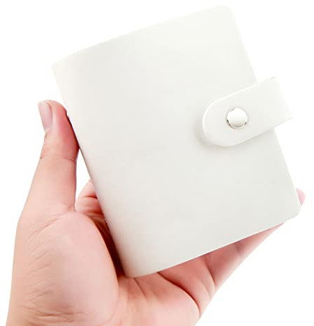 52 Pockets Mini Photo Album for Fujifilm Instax Mini 12 11 9 40 99 90 8 7 Evo/Polaroid Snap/Z2300/SocialMatic Instant Cameras & Zip Instant Printer (White, 1Pack)