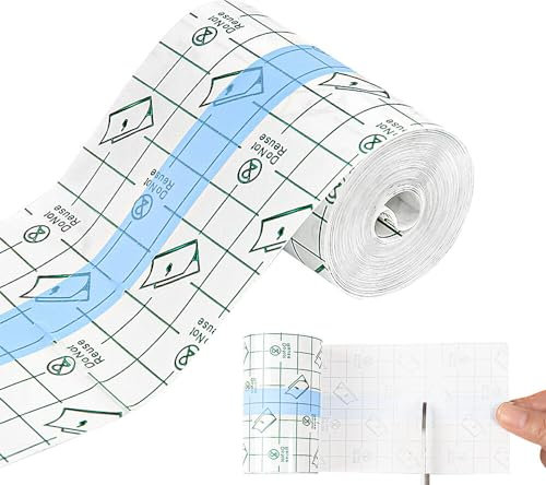 ZOYDP Pansement Waterproof, 20cm x 10m Pansement Tatouage, Efficacement Les Traumatismes Cutanés pour La Fixation De L'Intubation, La Fixation Du Plâtre