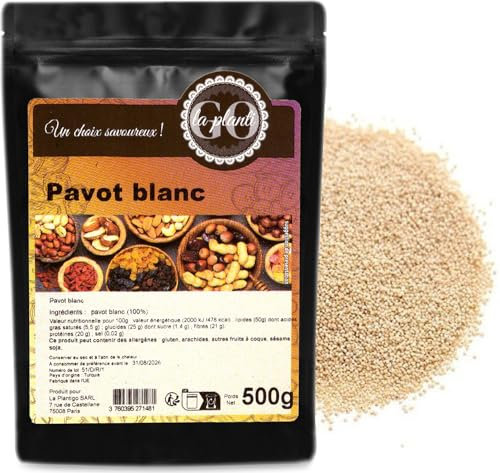 Pavot blanc 500 g - LA PLANTIGO