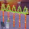 Weihnachtsbeleuchtung Solar Außen, 5 Stück 85LED Weihnachtsbaum Figur Solar Lampe Außen 8 Modi Solar Lichterkette Weihnachtsdeko Aussen, Weihnachtsweg, Wasserdicht Gartenleuchte Weihnachts Beleuchtung