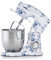 Laura Ashley Robot Patissier Poids Léger 4,5 L avec Imprimé China Rose par VQ - Robot de Cuisine avec 10 Vitesses Infinies, Options de Pulse, Moteur de 1300 Watts et Bol en Acier Inoxydable 304