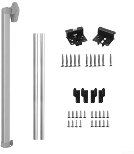 Gambe da tavolo pieghevoli telescopiche regolabili da 53 a 91 cm, struttura in lega di alluminio con sistema di bloccaggio sicuro per una configurazione stabile e soluzione di archiviazione compatta
