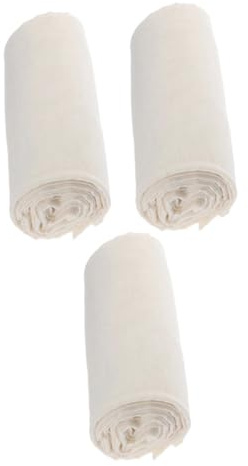 BESPORTBLE Tela Filtrante de Algodón para Queso 3 Piezas 100X90 CM Tela para Tofu y Cocina Reutilizable para Colar Aceite y Yogur Uso Doméstico
