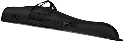 Ferocity Waffentasche Gewehrtasche 130cm mit Trageriemen für Luftgewehr Schaumstoff Schwarz [017]