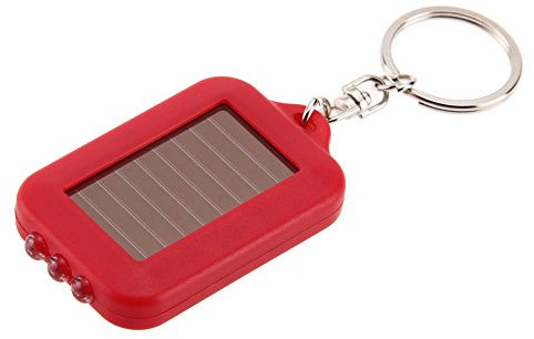 Demiawaking Multifunktionale Solar 3 Licht LED Elektrische Taschenlampe Schlüsselanhänger Zubehör