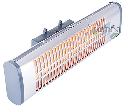 Suinga Riscaldatore da bagno a parete 600 W-1200 W con interruttore di sicurezza e design compatto